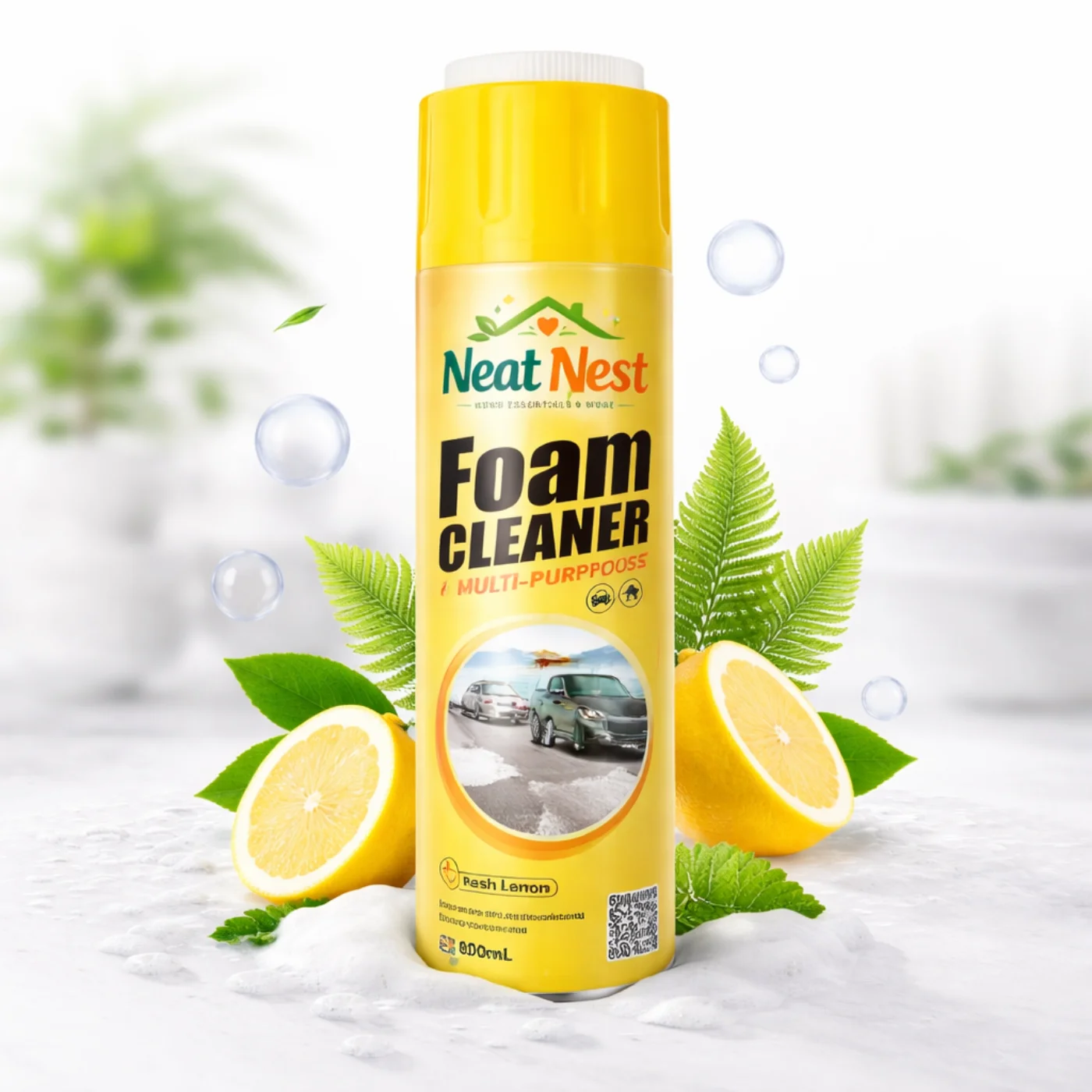 Neat Nest Multi-Purpose Foam Cleaner 650ml – Remove Stains & Grease Instantly