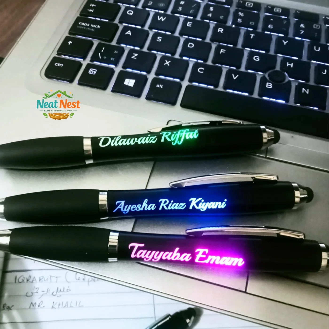 Customized LED PEN. Light PEN with Stylus